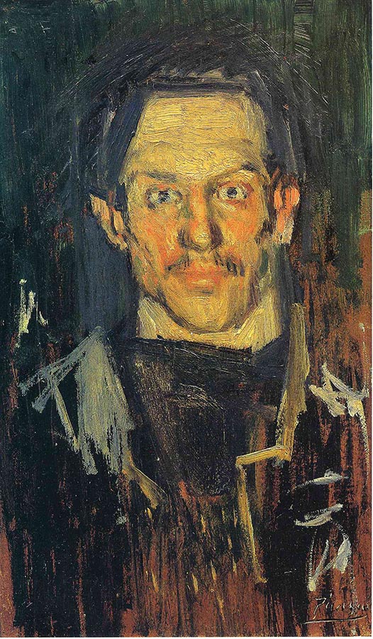 Artwork Image: Self-portrait "Yo" (1901) by Pablo Picasso
