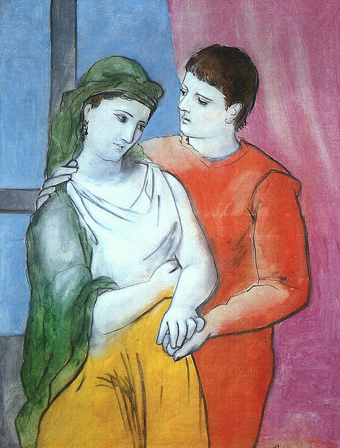 Artwork Image: Lovers (1923) by Pablo Picasso
