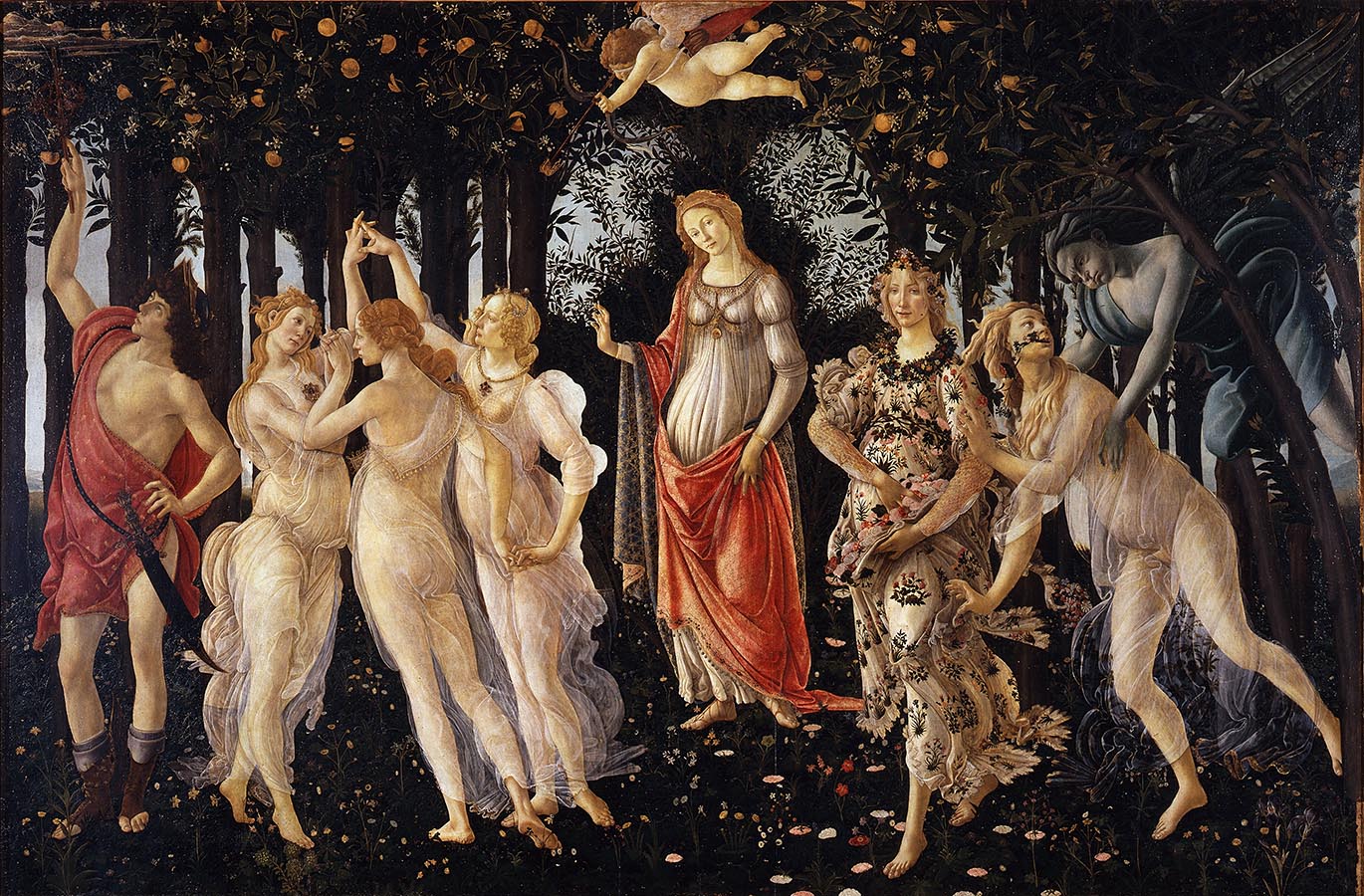 Artwork Image: Primavera (1482) by Sandro Botticelli