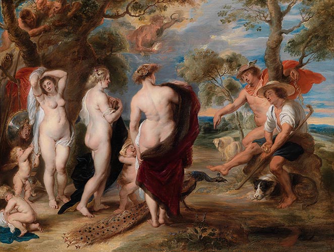 Artwork Image: The Judgement of Paris (1636) by Peter Paul Rubens